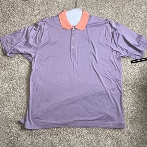 Purple and orange Polo